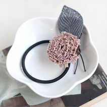 문화센터 원데이클래스 머리끈 만들기 DIY 4개 주부 가방만들기 뜨개공방, 플리티드 똑딱핀B