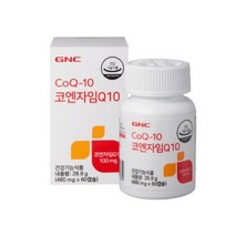 지앤씨 미지정 GNC AK백화점 코엔자임큐텐100mg(60캡슐), Free