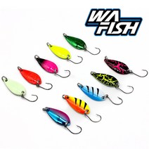 청룡조구 힛트 송어스푼 2.5g 3.5g 메탈 축광 스푼, 05.펄그린-3.5g(1ea)