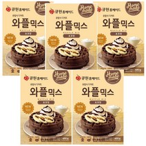 큐원 와플믹스 480g 초코맛 x 5 Q1 Waffle Mix