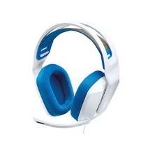 로지텍 g435 g335 노이즈캔슬링 7.1 서라운드 블루투스 헤드셋 (미개봉), 0, G335 유선 이어폰 화이트