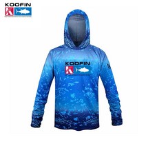 패브릭 소재 기능성 낚시의류 자외선 차단 통기성 후드, 1