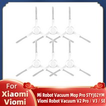 Xiaomi-Mi 로봇 진공청소기 Mop Pro STYTJ02YM 비오미 V2 V3 SE Conga 3490 3690 용 예비 부품 메인 사이드 브러시 헤파 필터 걸레, [13] Set I
