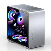 PC 케이스 컴퓨터 본체 조립 소스버그 U4 PLUS 풀알루미늄 ATX 글라스 사이드 스포일러 게임 데스크톱, 06.존스버그 U4 PLUS 마이크로스타 B560M, 01.패키지 1