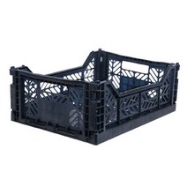 아이카사 폴딩박스 M, navy, 1개