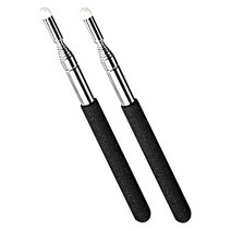 Telescopic Teachers Pointer Teaching Hand Classroom Whiteboard Handheld Presenter, 02 Black