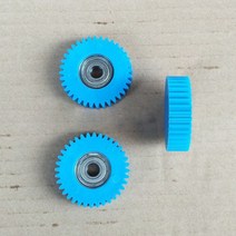 Bafang 모터 전기 자전거 액세서리 용 3pcs 나일론 블루 휠 허브 기어 베어링 서클립 36T 교체 바팡 Ebike