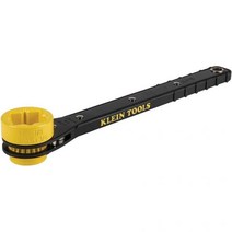 클라인툴스 KT152T 4인1 라인맨즈 슬림 라쳇렌치 롱 핸들 그립과 레버리지용, 슬림 3인 1, 파인 기어링.