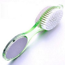 1Pc 풋 케어 도구 4 in 1 Foot 경석 스톤 데드 스킨 리무버 브러쉬 페디큐어 그라인딩 도구 무작위 컬러 핫, 01 random color