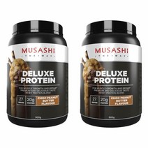 무사시 디럭스 프로틴 초코 피넛버터 900g 2팩 Musashi