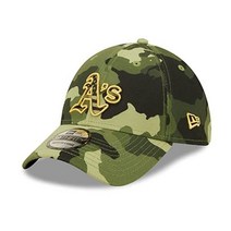 뉴에라 mlb 모자 오클랜드 어슬레틱스 New Era Oakland Athletics 39THIRTY 2022 Armed Forces Stretch Fit Cap Camo Hat