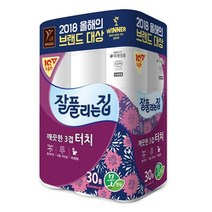 [ K 마 켓 ] 10% 더 도 톰 한 잘 풀 리 는 집 깨 끗 한 3 겹 터 치 30 롤 화 장 지 휴 지, 30롤 1팩