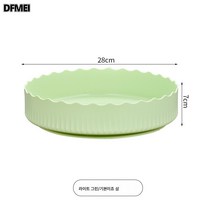 DFMEI 360도 회전 양념선반 주방용품 양념장 수납선반, 연두색, 크다