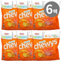 야미얼스 츄이스 프루트츄 레몬 오렌지 스트로베리 체리 227g, 6개
