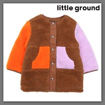 리틀그라운드 데님인더박스-뽀글이블럭점퍼(73C11-110-01)CH 딜 아동점퍼 아동뽀글이점퍼