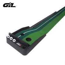 [나우리몰] 지아이엘 골프 볼튐방지 퍼팅연습기 퍼터거치형 실내 퍼터 연습 매트 가정용 퍼팅기 _12101217EA, 2. 원목퍼팅연습기 일반형 딥브라운