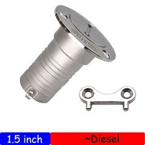 차 캠핑카 부품1.5 "및 38mm 또는 50mm 316 스테인레스 스틸 해양 보트 하드웨어 데크 필러 연료 물, 03 1.5 inch Diesel
