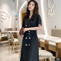 가바바 여성 원피스 누구나 어울리는 버튼 하객룩 원피스 G50974