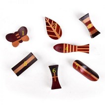 수저받침대 300pcs 일본 에코 요리기구 나무 젓가락 홀더 섬세 한 크리에이티브 베개 케어 나머지, 6