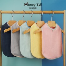 [바보사랑] 허니테일 강아지옷 티셔츠 민소매 나시티 실내복 애견의류 S-3XL[허니테일], 색상/사이즈:핑크/XL