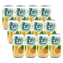 매운거먹을때 좋은 쿨피스캔 파인애플맛 350ml 12캔 무료배송음료