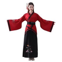 공연복 중국전통의상 여성 귀비 스윗 속치마 고대복장 사진 클래식 클로로포름 한원소 소매가 넓은 예 2619086556, 블랙 속치마 M