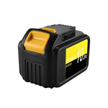 디월트 DCB180 DCB200 DCB205 호환용 배터리 18V 10.2Ah 리튬이온 20V 겸용, 10200mAh