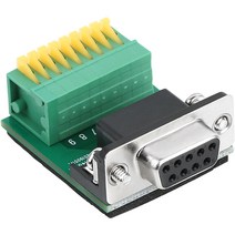 NETmate DB9(F) 암단자-터미널 블록 젠더/NM-DTF/별도의 공구나 납땜 없이 DB9핀 커넥터를 터미널 블록으로 변환/RS232/422/485 신호의 케이블 작업을 간편