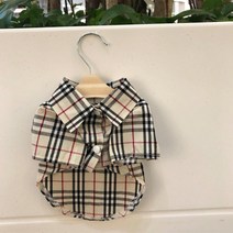 강아지옷 가을 체크 셔츠 XS 명품강아지옷, M