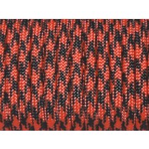 7 스트랜드 코어 550 파운드 파라코드 낙하산 코드 랜야드 밀 스펙 타입 III-100 피트 (다크 커피(70#))166763, Red+black Camo(31#)