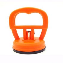 자동차 문콕 덴트 찌그러짐 복구 car dent remover puller 풀러 패널 리무버 차체 car 흡입 컵 제거 수리 도구 페인트 수리 도구 바디 수리, 오렌지 1개