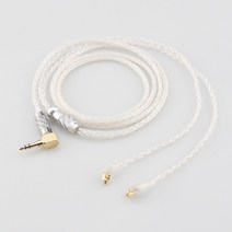 99% 순수한 8 코어 90도 2.5mm 4.4mm XLR 헤드폰 이어폰 케이블 Etymotic ER4SR ER4XR ER3XR ER3SE ER2XR ER2SE, [02] 1m, [04] 6.5mm plug