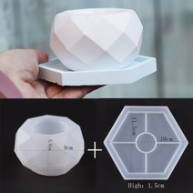 귀여운 코끼리 고슴도치 Conch 기하학 모델링 콘크리트 시멘트 다육 질 꽃 냄비 실리콘 몰드 에폭시 수지 석고 금형 입체 모양 틀, Cut Set
