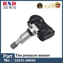TPMS센서 타이어공기압 모니터링 TPMS 52933-2M000 자동차 부품 타이어 압력 센서 315MHz 제어 커넥터 Hyundai Accent Kia Optima, [01] 52933-2M000-1pcs