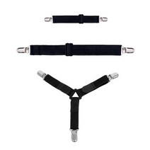 침대시트 패드 커버 고정밴드 4P 매트 이불 침대보 집게 매트리스 밀림방지 고정핀, 1.일자형 (4P), 4개