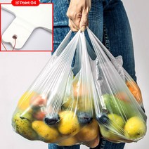 손잡이 A무지 44호 비닐 포장 봉투 쇼핑백 32x52 140매, 청유백