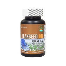 오로니아 플랙시드오일 리놀렌산 아마씨유 아마씨오일 오메가6 식물성오메가3 90캡슐 캐나다, 1000mg