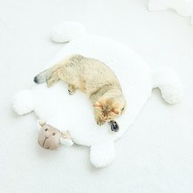 고양이방석 카페트 러그 매트 애견 논슬립 카펫, 화이트