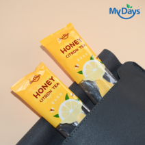 마이데이즈 꿀 유자차 5T 효능 원액 스틱 고흥 무농약 유자청 스푼형 휴대용, 1개, 140g, 5개입