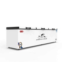 냉장 냉동 평대 쇼케이스 반찬 젓갈 진열 마트 냉장고, 418L 단일 온도 기계적 온도 조절