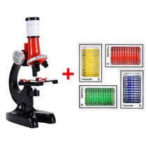 Silent kid-1200X 학교 실험 현미경 어린이 과학 장난감 학습 교육 선물, 03 Microscope set 2