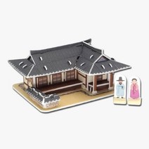 모또 기와집 전통가옥 만들기 3D입체퍼즐, 1개