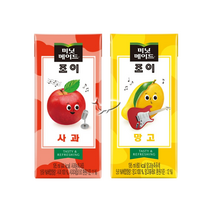 미닛메이드 조이 195ml 2종 사과 10팩+망고 10팩=총20팩, 단품, 단품