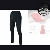 [라이딩데이] 베이직 고탄력 9부팬츠- 자전거의류 로드 MTB 패드팬츠 YLPZ751, 블랙 L