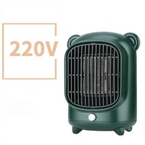 대류식 난로 컨벡션 히터 난방기 욕실 휴대용 미니 데스크탑 전기 히터 110V PT 세라믹 난방 따뜻한, 03 Green-220V_04 AU