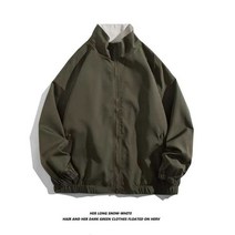 여름 얇은 미국 올드 스쿨 재킷 힙합 얇은 파일럿 일본 야구 유니폼 조수 바람막이 야상