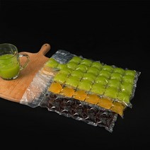 업소용제빙기 20kg 30kg 50kg 100kg 대용량 사무실 각얼음 가정용 투명 얼음 제조기 30pcs 일회용 제빙 가방 여름 제빙기 신선 유지 트레이 가방 아이스 큐브, 30개