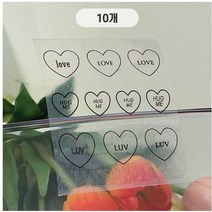 페이지 PAGEE 카트리지 용지 리필 이지 투명 네임 아쿠아 베이직 포토투명 스티커용지, 1개, 베이직 스티커 7230