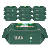 배냇짓 배냇짓 아기물티슈 네이처 포레 72매 10팩, 단일옵션