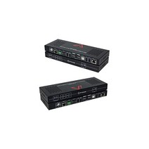 HDBaesT HDMI USB KVM 익스텐더 4K60Hz 4 18Gbps 1080P HDR 330피트 100m Cat5e 6 6a 7 HDMI20 1호스트1대&4개의USB 20을, 상세페이지 참조